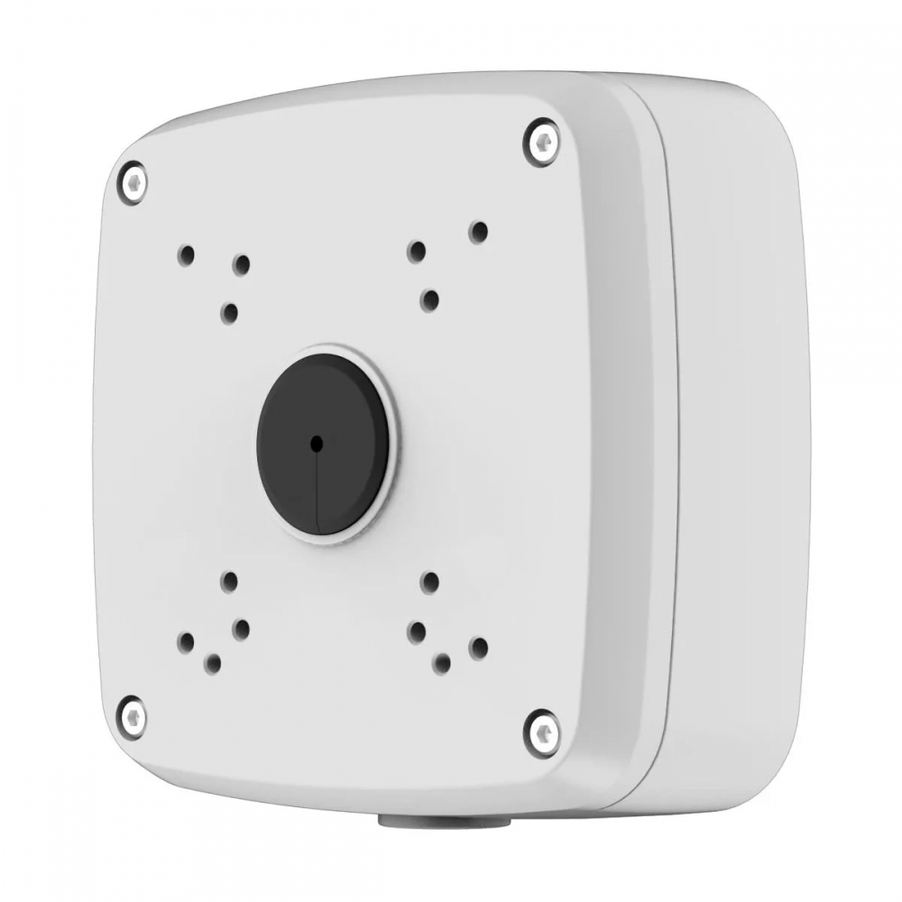 Bild 1 von Safe2Home® Kamera Montagesockel Eckig zum Verstauen aller Kabel für Funk / POE Kameras - Wasserfest 