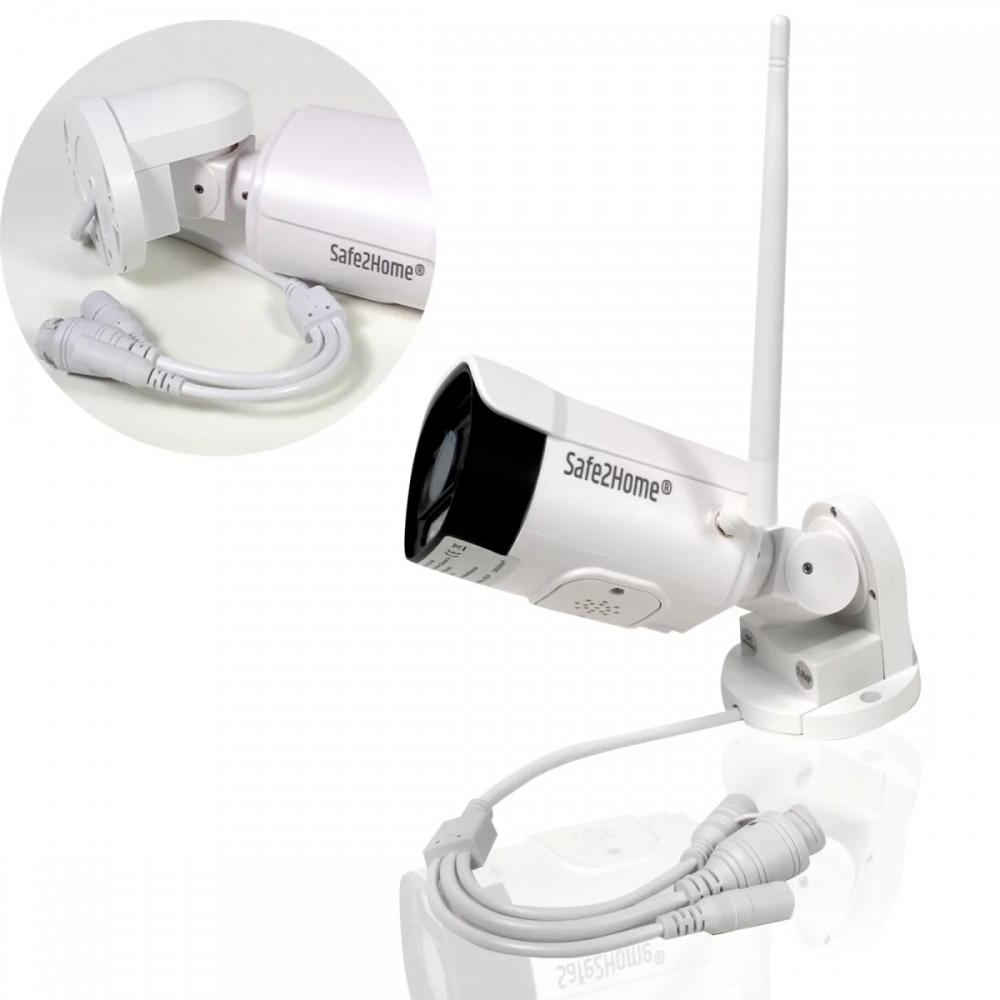 Bild 1 von Safe2Home® 5MP Full HD Funk PT (schwenkbar) Überwachungskamera mit Nachtsicht / Bewegungserkennung
