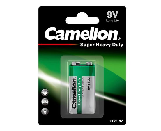 Bild 1 von Camelion 9V Block Ersatzbatterie für baer Funk Rauchmelder