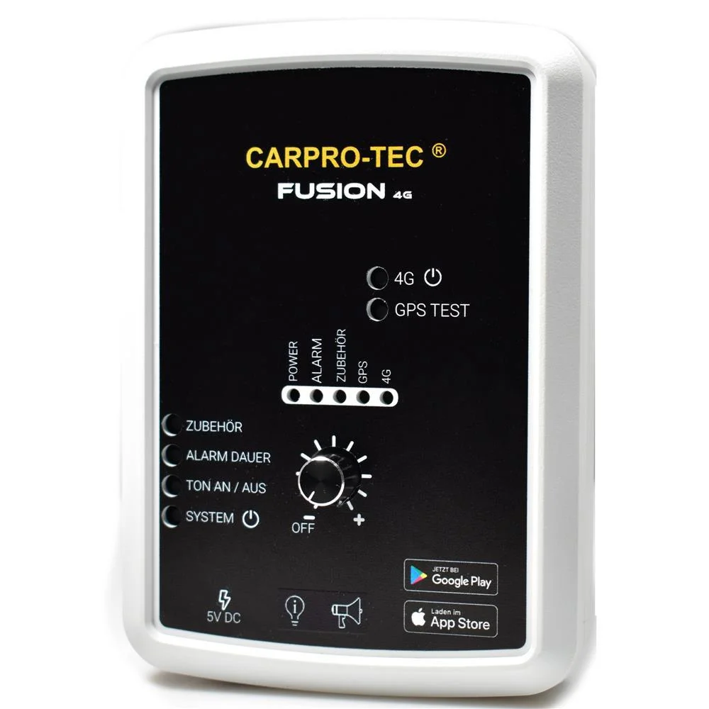 CarPro-Tec® Fusion 4G Wohnmobil & Caravan Alarmanlage mit GPS-Ortung inkl.  SIM-Karte Safety Plus Set - Security-Boss-XXL