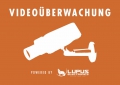 Lupus Aufkleber Achtung Videoüberwachung