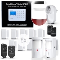 Bild 1 von Safe2Home® Funk Alarmanlagen Grosses Set SP210 WIFI GSM SMS