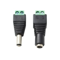 Bild 3 von Safe2Home® Set DC-Stecker und DC-Buchse Adapter Lüsterklemme für Stromanschluss Niedervoltbuchse