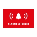 Safe2Home® 9er Set Aufkleber Alarmgesichert 5×3 cm innen klebend