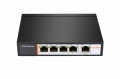 Lupusnet 4 Kanal PoE Switch