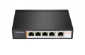 Lupusnet 4 Kanal PoE Switch B-Ware